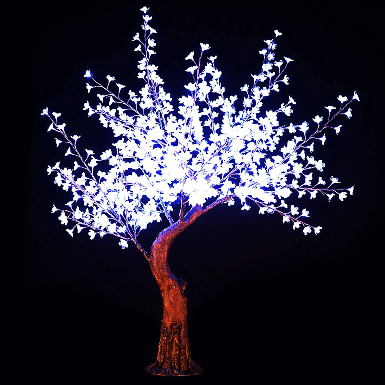 Lighted Grand Centerpiece Or Floor Cherry Blossom LED Tree - AC Adapter - 700 LEDs - RGBW W/ Remote & Many Functions! - 6.5FT Tall 4 Lighted Grand Centerpiece Or Floor Cherry Blossom LED Tree - AC Adapter - 700 LEDs - RGBW W/ Remote & Many Functions! - 6.5FT Tall - Image 2