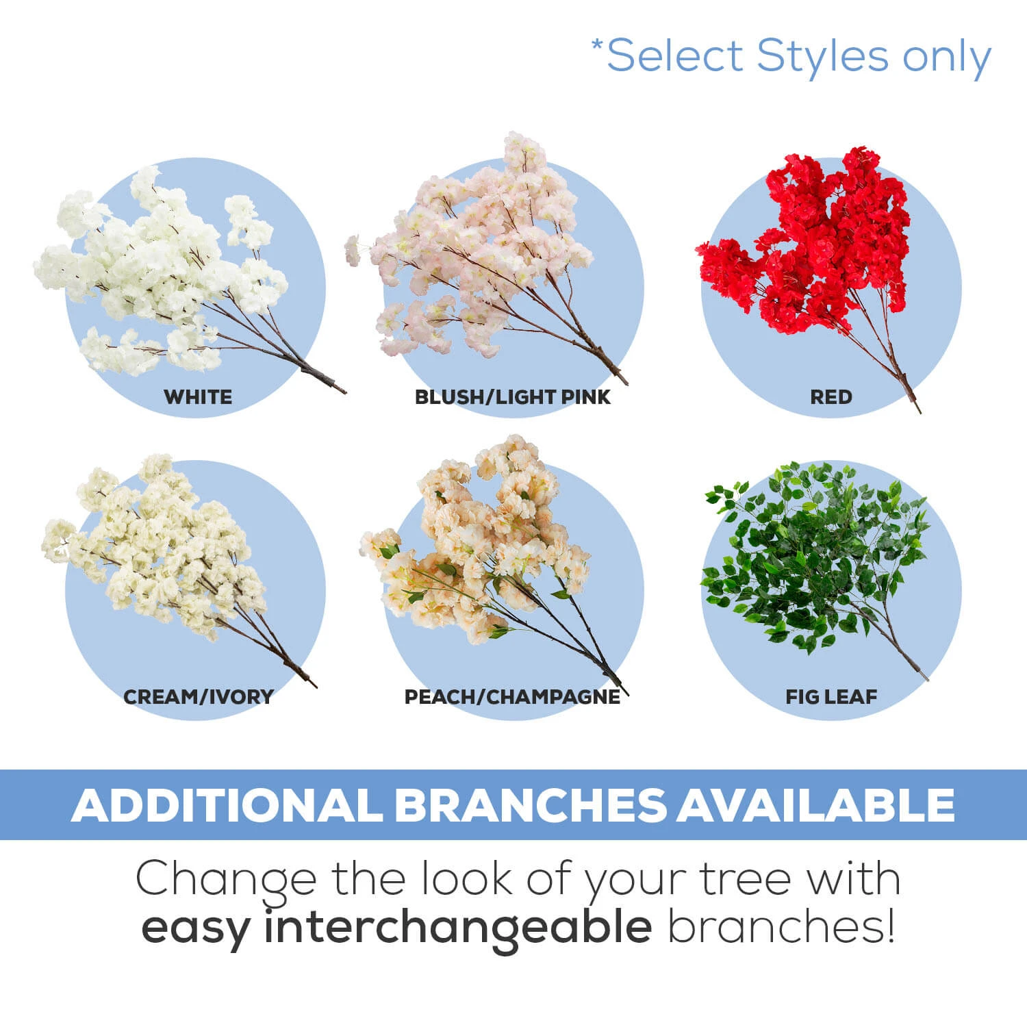 9FT Tall Large Fake Hydrangea Bloom Tree - White - Interchangeable Branches! 5 9FT Tall Large Fake Hydrangea Bloom Tree - White - Interchangeable Branches! - Image 3