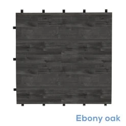 6 X 6 - Outlok - Indoor/Outdoor WaterProof Dance Floor Set -Event Decoration Sales Shop EDD Outlok Colors Ebony