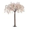 6FT Tall Drooping Cherry Bloom Tabletop Centerpieces Tree - 9 Interchangeable Branches - Blush/Light Pink