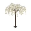 6FT Tall Drooping Cherry Bloom Tabletop Centerpieces Tree - 9 Interchangeable Branches - White -Event Decoration Sales Shop EDD SLTMB19 6 WHT 01
