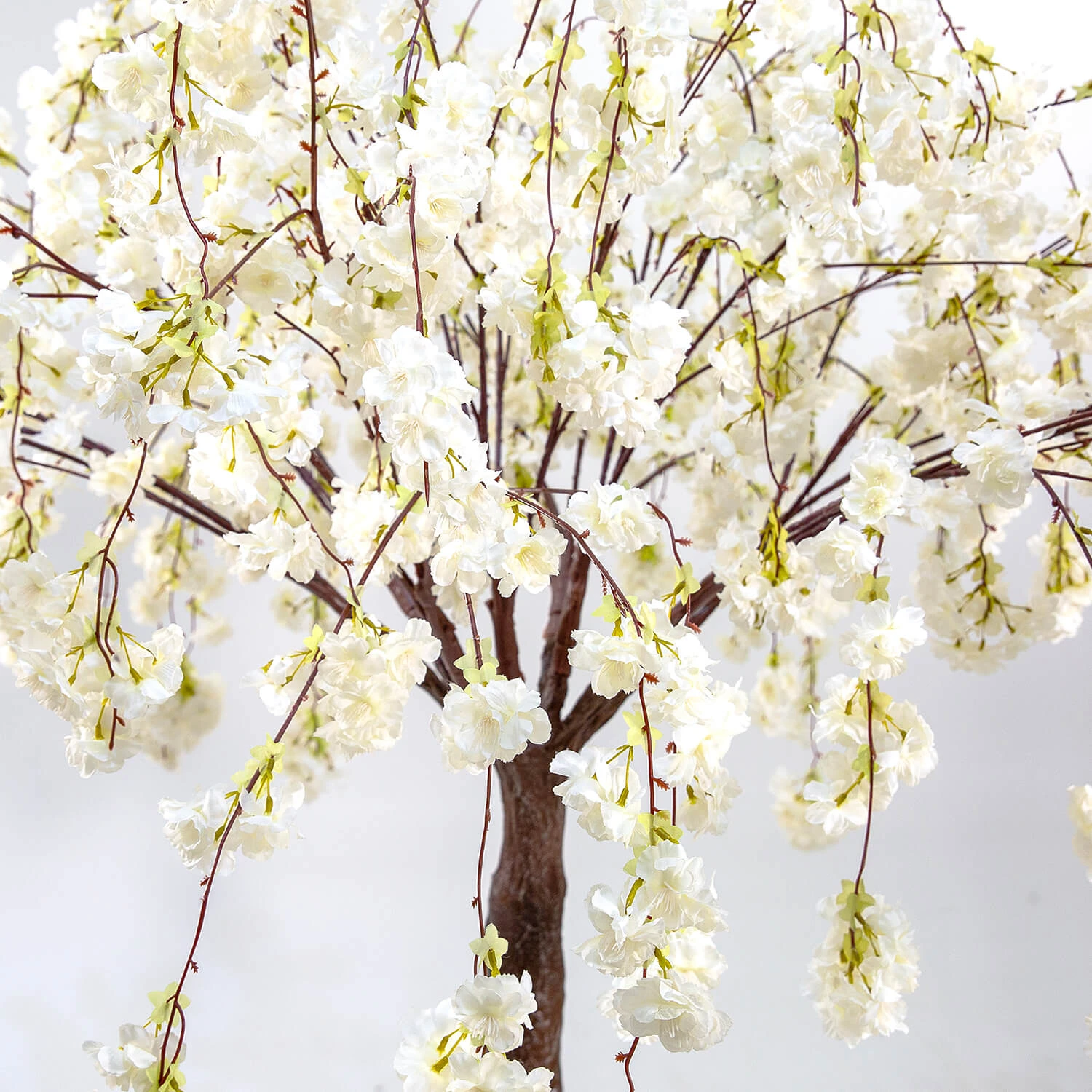 6FT Tall Drooping Cherry Bloom Tabletop Centerpieces Tree - 9 Interchangeable Branches - White 7 6FT Tall Drooping Cherry Bloom Tabletop Centerpieces Tree - 9 Interchangeable Branches - White - Image 5