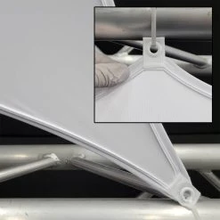 Scrim FX 3 Point Triangular Spandex Sail - 6' X 6' -Event Decoration Sales Shop EDD Scrim FX Sails triangular 6x6 03