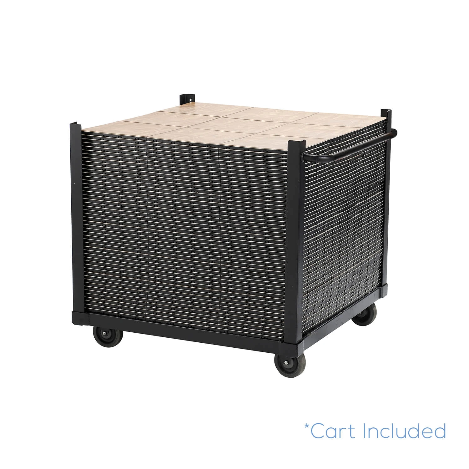 Oak Snaplock Dance Floor Set - Easy Assembly, Portable With Edging & Transport Cart! - 12" X 12" Tiles 10 Oak Snaplock Dance Floor Set - Easy Assembly, Portable With Edging & Transport Cart! - 12" X 12" Tiles - Image 8