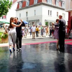 Slate Black Snaplock Dance Floor Set - Easy Assembly, Portable With Edging & Transport Cart! - 12" X 12" Tiles -Event Decoration Sales Shop EDD Snaplock Slate Black 12x12 04