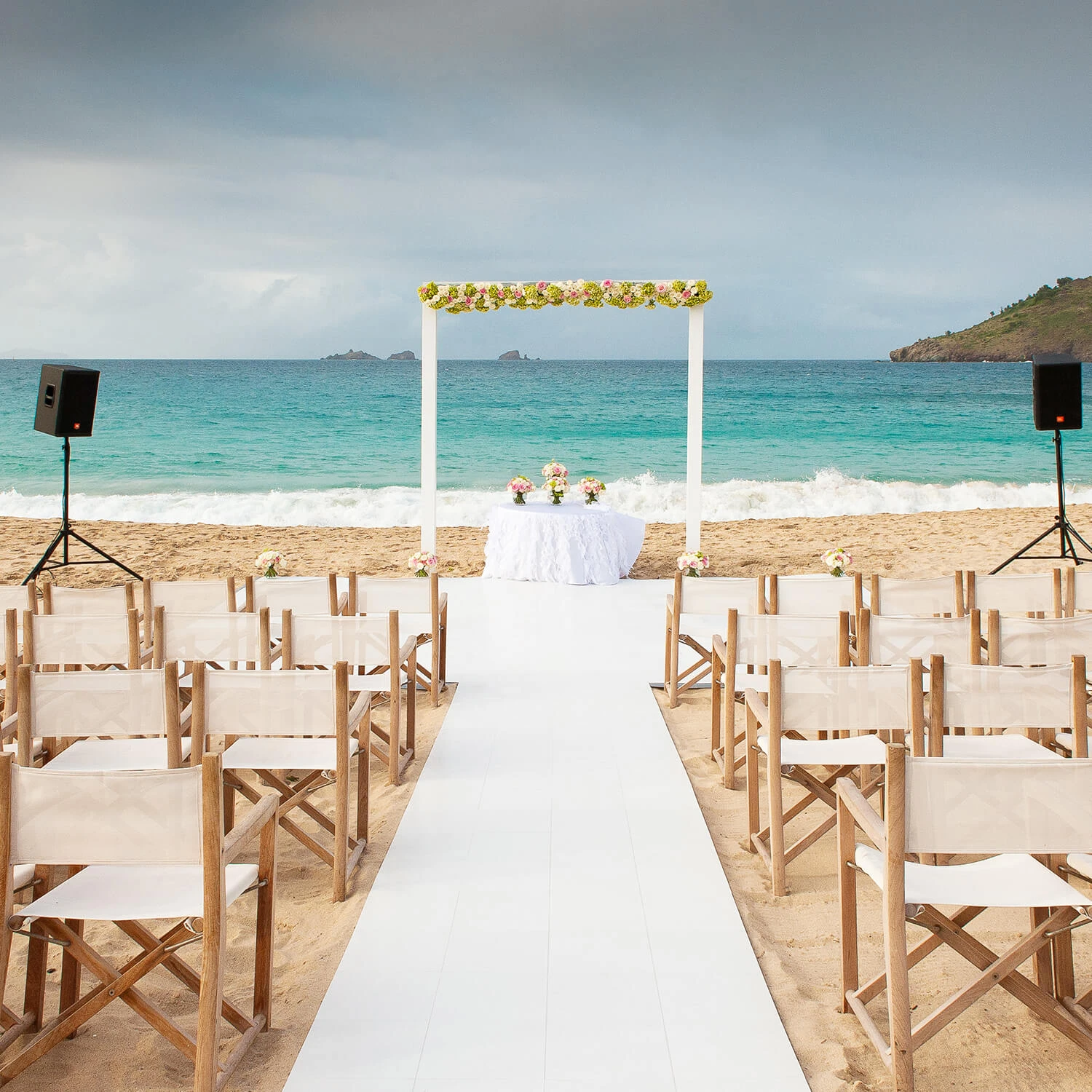 Slate White Snaplock Dance Floor Set - Easy Assembly, Portable With Edging & Transport Cart! - 36" X 36" Tiles 6 Slate White Snaplock Dance Floor Set - Easy Assembly, Portable With Edging & Transport Cart! - 36" X 36" Tiles - Image 4