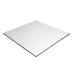 Slate White Snaplock Dance Floor Set - Easy Assembly, Portable With Edging & Transport Cart! - 36" X 36" Tiles