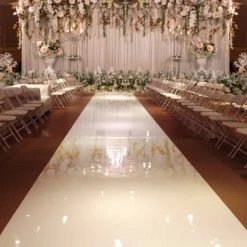 Premium Vinyl Dance Floor Wrap Custom Size - White 9 Premium Vinyl Dance Floor Wrap Custom Size - White -Event Decoration Sales Shop EDD Solid Color Wraps 01 1 1