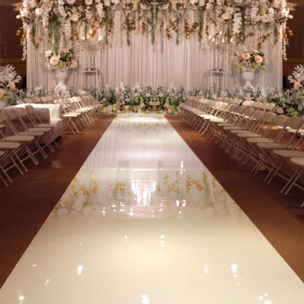 Premium Vinyl Dance Floor Wrap Custom Size - White 5 Premium Vinyl Dance Floor Wrap Custom Size - White - Image 3