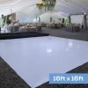 Premium Vinyl Dance Floor Wrap - White - 16ft X 16ft -Event Decoration Sales Shop EDD Solid Color Wraps 16ft