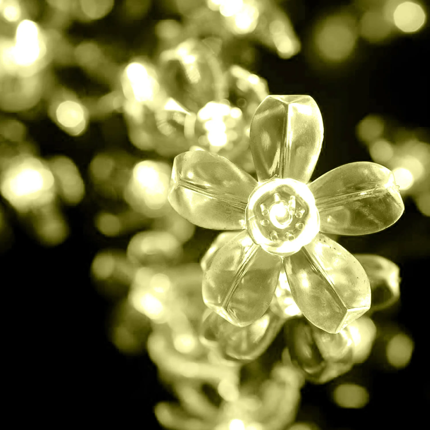 Lighted Cherry Blossom LED Tree - AC Adapter - 1200 LEDs - Warm White - 9FT Tall 7 Lighted Cherry Blossom LED Tree - AC Adapter - 1200 LEDs - Warm White - 9FT Tall - Image 5