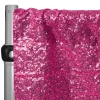 Fuchsia Sequin Backdrop Curtain W/ 4" Rod Pocket By Eastern Mills - 10ft Long X 4.5ft Wide 2 Fuchsia Sequin Backdrop Curtain W/ 4" Rod Pocket By Eastern Mills - 10ft Long X 4.5ft Wide -Event Decoration Sales Shop Fuchsia GlitzDrape Hang 1