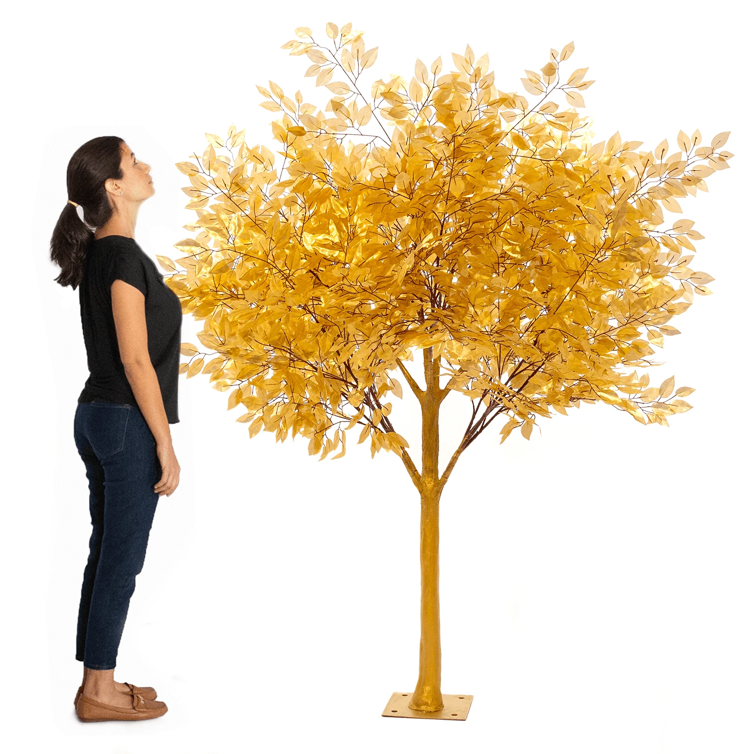6.5FT Tall Gold Tree - Grand Centerpiece Or Floor Tree - 10 Interchangeable Branches 4 6.5FT Tall Gold Tree - Grand Centerpiece Or Floor Tree - 10 Interchangeable Branches - Image 2