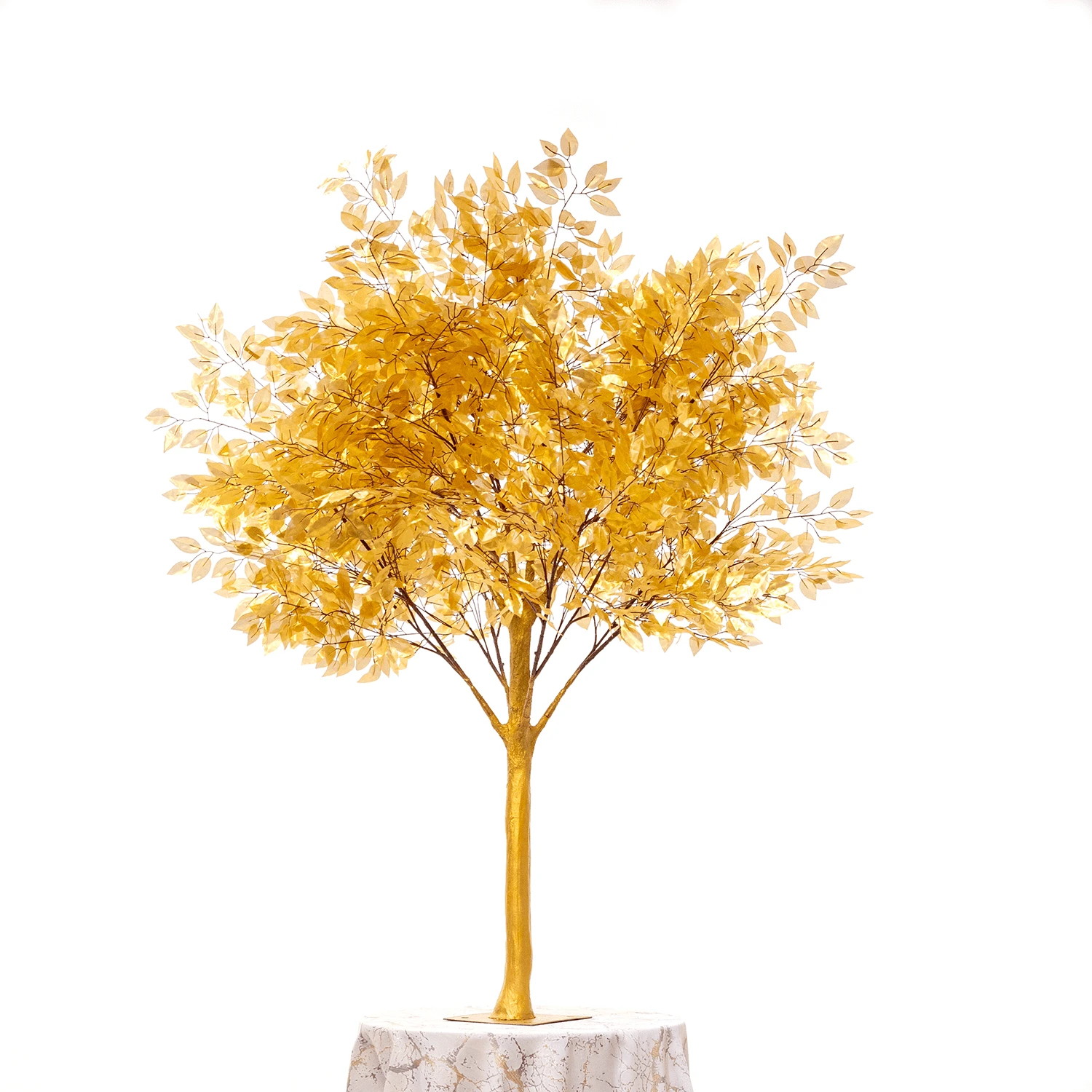 6.5FT Tall Gold Tree - Grand Centerpiece Or Floor Tree - 10 Interchangeable Branches 6 6.5FT Tall Gold Tree - Grand Centerpiece Or Floor Tree - 10 Interchangeable Branches - Image 4