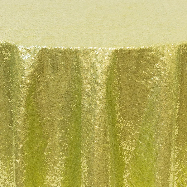 Olive Round Sequin Tablecloth By Eastern Mills - 126" Round 4 Olive Round Sequin Tablecloth By Eastern Mills - 126" Round - Image 2