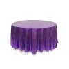 Purple Round Sequin Tablecloth By Eastern Mills - 126" Round 2 Purple Round Sequin Tablecloth By Eastern Mills - 126" Round -Event Decoration Sales Shop JA01 RND PUR 1 1
