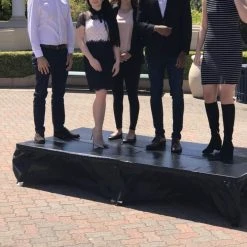 MyStage - Black Velcro Skirting For Portable Stage - 16ft -Event Decoration Sales Shop MS MSP002 05