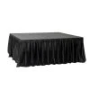 MyStage - Black Velcro Skirting For Portable Stage - 16ft