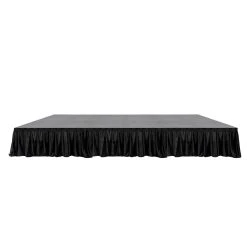 MyStage - 8’x12’ Portable Stage - Adjustable Height With Skirting & Rails (Set Of 6)