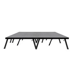 MyStage - 8’x8’ Portable Stage With Rails & Skirts - Adjustable Height (Set Of 4) -Event Decoration Sales Shop MS MSP008 03