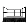 MyStage - 8’x8’ Portable Stage With Rails & Skirts - Adjustable Height (Set Of 4) 1 MyStage - 8’x8’ Portable Stage With Rails & Skirts - Adjustable Height (Set Of 4) -Event Decoration Sales Shop MS MSP008