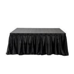 MyStage - 4’x4’ Portable Stage With Skirting - Adjustable Height