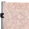 Blush/Rose Gold Mermaid Sequin Backdrop Curtain W/ 4" Rod Pocket By Eastern Mills - 10ft Long X 4.5ft Wide