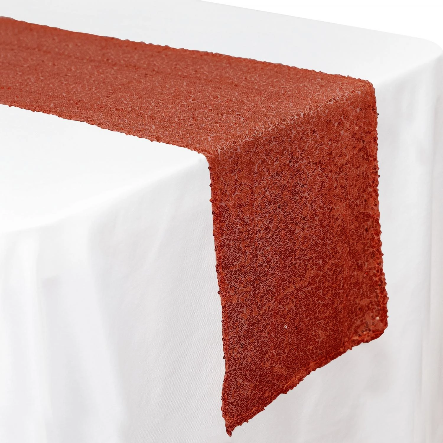 Economy Sequin Table Runner 12" X 108" - 6 Pieces - Red 3 Economy Sequin Table Runner 12" X 108" - 6 Pieces - Red