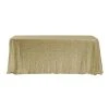 Economy Rectangle Sequin Table Cover 60" X 102" - Champagne 2 Economy Rectangle Sequin Table Cover 60" X 102" - Champagne -Event Decoration Sales Shop PFO 38 0042CH 1