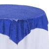 Economy Sequin Overlay 72" X 72" - Royal Blue 1 Economy Sequin Overlay 72" X 72" - Royal Blue -Event Decoration Sales Shop PFO 38 0047RB 1