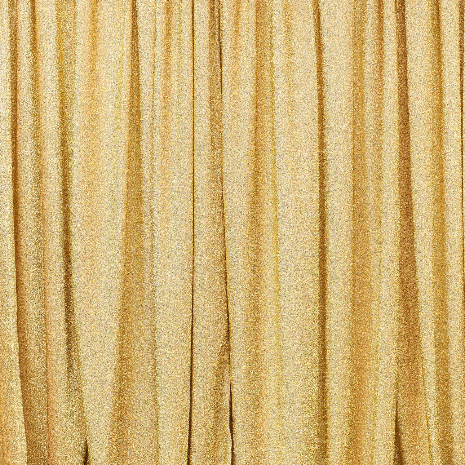 Metallic Spandex Curtain - 10ft Tall X 20ft Wide - Gold 4 Metallic Spandex Curtain - 10ft Tall X 20ft Wide - Gold - Image 2