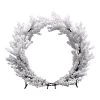 White Hydrangea Floral Round Wedding Ceremony Arch - 8 Feet Tall -Event Decoration Sales Shop PFO SLTMB19 23A