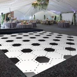 Premium Vinyl Dance Floor Wrap Custom Size - Boys Birthday Soccer Scene