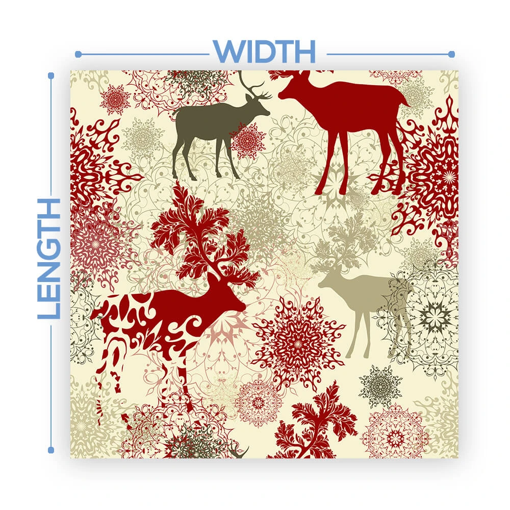 Premium Vinyl Dance Floor Wrap Custom Size - Christmas Day A Retro Xmas 4 Premium Vinyl Dance Floor Wrap Custom Size - Christmas Day A Retro Xmas - Image 2