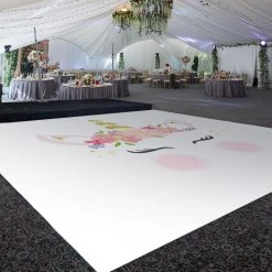 Premium Vinyl Dance Floor Wrap Custom Size - Children's Birthday Unicornia