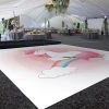 Premium Vinyl Dance Floor Wrap Custom Size - Girls Birthday Pink Fantasy