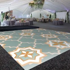 Premium Vinyl Dance Floor Wrap Custom Size - Eclectic Annora