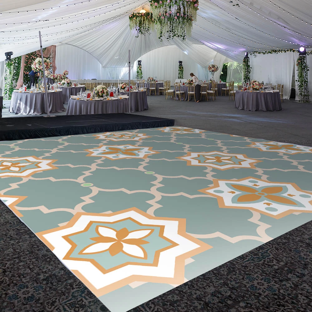 Premium Vinyl Dance Floor Wrap Custom Size - Eclectic Annora 3 Premium Vinyl Dance Floor Wrap Custom Size - Eclectic Annora