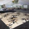 Premium Vinyl Dance Floor Wrap Custom Size - Boho Linda Leafs -Event Decoration Sales Shop PRT FLR 1823016320