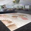 Premium Vinyl Dance Floor Wrap Custom Size - Boho Pink Flora -Event Decoration Sales Shop PRT FLR 1837737631