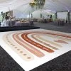 Premium Vinyl Dance Floor Wrap Custom Size - Children's Birthday Boho Mauve Rainbow -Event Decoration Sales Shop PRT FLR 1852731397