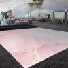 Premium Vinyl Dance Floor Wrap Custom Size - Eclectic Rosado Marble -Event Decoration Sales Shop PRT FLR 1881715708