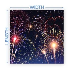 Premium Vinyl Dance Floor Wrap Custom Size - New Year's Day Like A Firework -Event Decoration Sales Shop PRT FLR 1892630116 02