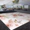 Premium Vinyl Dance Floor Wrap Custom Size - Boho Rose Femme -Event Decoration Sales Shop PRT FLR 1900301809