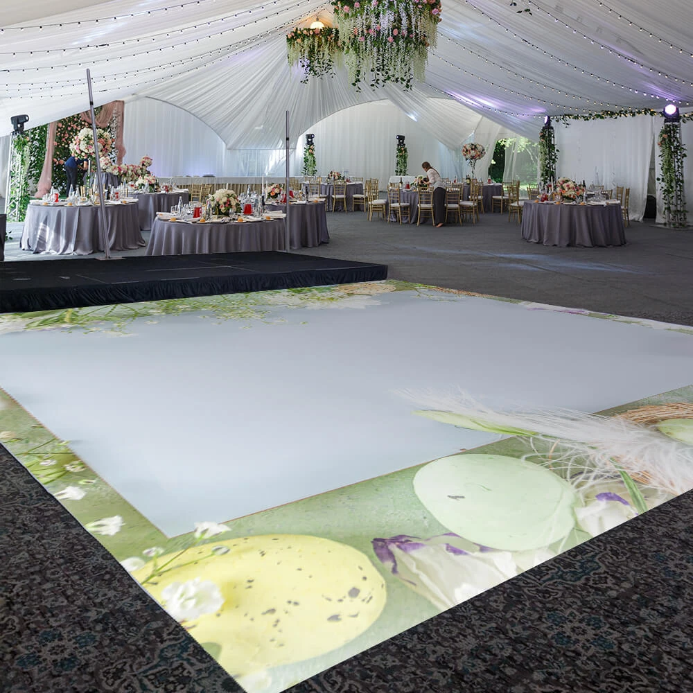 Premium Vinyl Dance Floor Wrap Custom Size - Easter Day Spring Awakening 3 Premium Vinyl Dance Floor Wrap Custom Size - Easter Day Spring Awakening