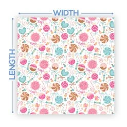 Premium Vinyl Dance Floor Wrap Custom Size - Girls Birthday Sweet Tooth -Event Decoration Sales Shop PRT FLR 1925239988 02