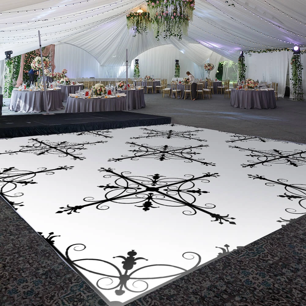 Premium Vinyl Dance Floor Wrap Custom Size - Eclectic Rocco 3 Premium Vinyl Dance Floor Wrap Custom Size - Eclectic Rocco