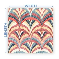 Premium Vinyl Dance Floor Wrap Custom Size - Boho Pattern Patched -Event Decoration Sales Shop PRT FLR 1942540858 02