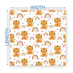 Premium Vinyl Dance Floor Wrap Custom Size - Girls Birthday Safari Dream -Event Decoration Sales Shop PRT FLR 2102330017 02