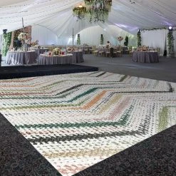 Premium Vinyl Dance Floor Wrap Custom Size - Boho Cove